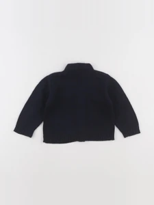 Boutchou - gilet bleu - 12 mois