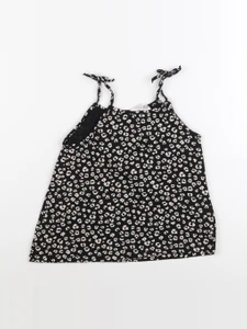 H&M - débardeur noir - 4/6 ans