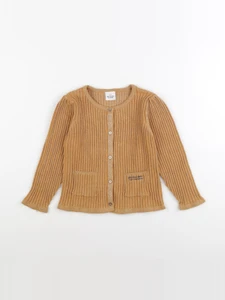 Tape à l'oeil - gilet marron, or - 4 ans