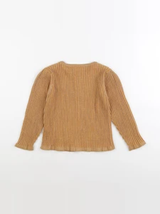 Tape à l'oeil - gilet marron, or - 4 ans