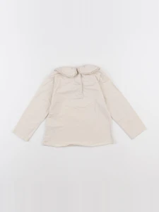 Vertbaudet - tee-shirt beige - 2 ans