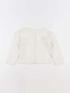 Vertbaudet - gilet beige - 18 mois
