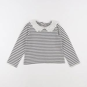Vertbaudet - tee-shirt beige, bleu - 3 ans