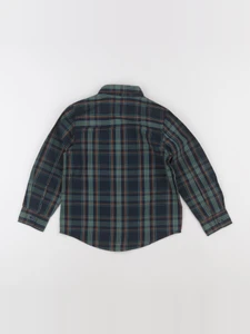 Vertbaudet - chemise bleu, vert - 6 ans