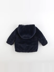 Boutchou - doudoune réversible bleu - 12 mois