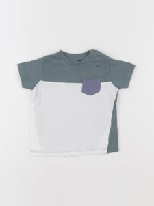 Vertbaudet - tee-shirt blanc - 12 mois