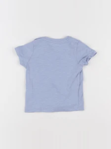 Vertbaudet - tee-shirt bleu - 12 mois