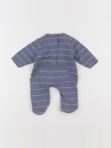 Vertbaudet - pyjama coton bleu - 1 mois