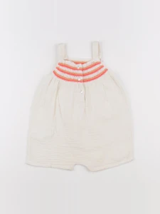 Vertbaudet - combinaison beige - 2 ans