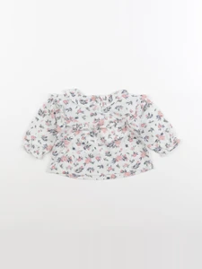 Tape à l'oeil - blouse blanc - 3 mois