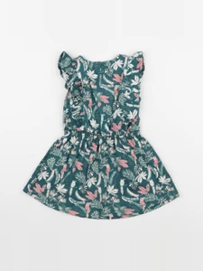 Vertbaudet - robe vert - 2 ans