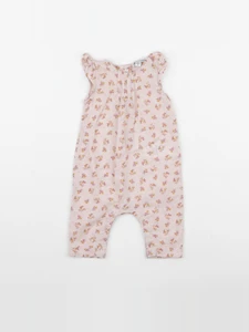 Vertbaudet - combinaison rose - 3 mois