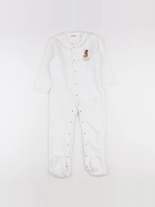 Vertbaudet - pyjama velours blanc - 3 ans