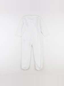 Vertbaudet - pyjama velours blanc - 3 ans