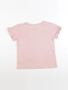 Vertbaudet - tee-shirt rose - 10 ans