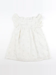 Vertbaudet - robe beige - 7 ans