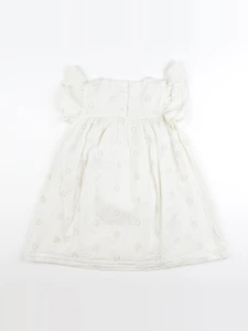 Vertbaudet - robe beige - 7 ans