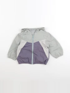 Vertbaudet - coupe-vent gris, vert - 12 mois