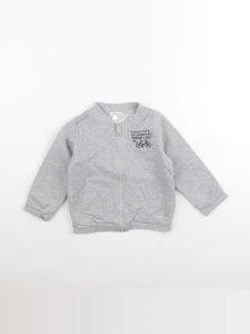Vertbaudet - sweat gris - 2 ans