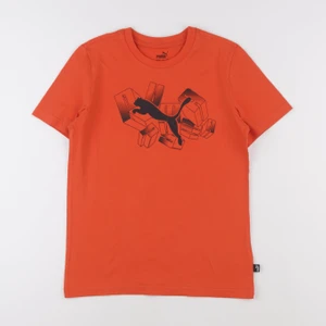Puma - tee-shirt orange - 11/12 ans