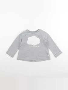 La Redoute - sweat gris - 18 mois