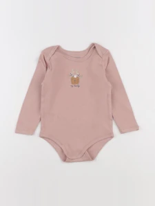 Vertbaudet - body rose - 36 mois