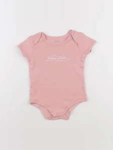 Vertbaudet - body rose - 24 mois