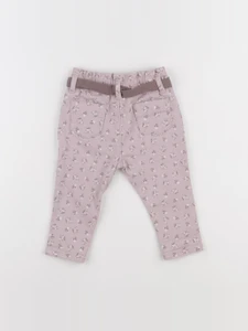 Vertbaudet - pantalon rose - 9 mois