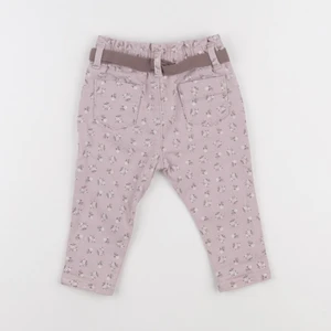 Vertbaudet - pantalon rose - 9 mois