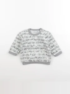 IKKS - sweat gris - 6 mois