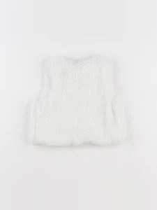 Vertbaudet - gilet blanc - 3 mois