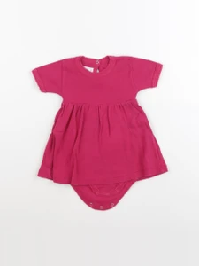 Petit Bateau - body robe rose - 6 mois
