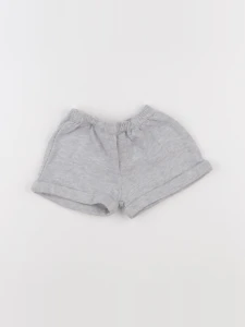 Vertbaudet - short gris - 9 mois