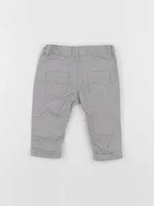 Vertbaudet - pantalon gris - 6 mois