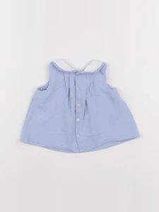 Jacadi - blouse bleu - 6 mois