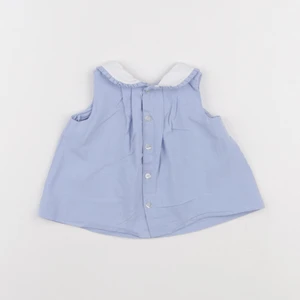 Jacadi - blouse bleu - 6 mois