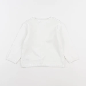 Boutchou - gilet blanc - 18 mois