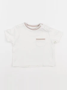 Boutchou - tee-shirt blanc - 6 mois