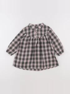 IKKS - robe rose, gris - 2 ans