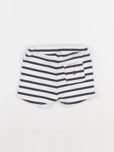 Petit Bateau - short bleu - 6 mois