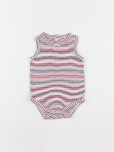 Vertbaudet - body rouge - 6 mois
