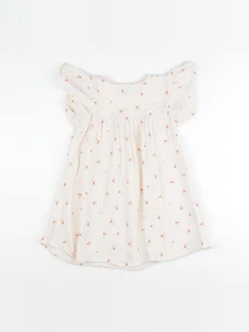 Vertbaudet - robe beige - 5 ans