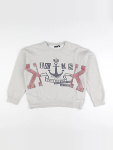 IKKS - sweat gris - 12 ans