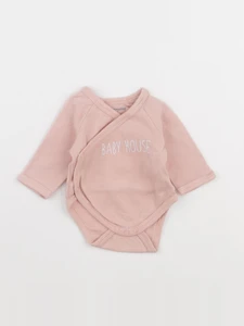 Vertbaudet - body rose - 0 mois
