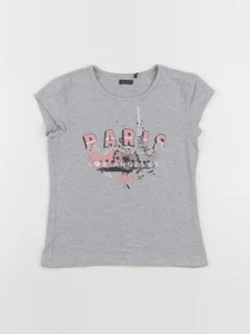 IKKS - tee-shirt gris - 10 ans