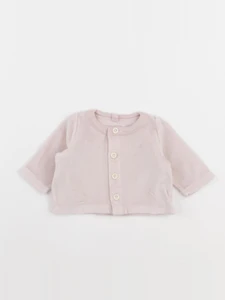 Petit Bateau - sweat rose - 0 mois