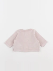 Petit Bateau - sweat rose - 0 mois