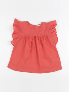 Monoprix - blouse rouge - 8 ans