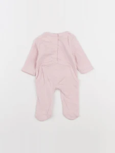 Vertbaudet - pyjama coton rose - 0 mois