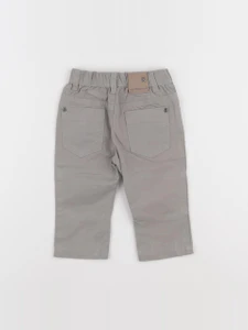 Vertbaudet - pantalon gris - 9 mois